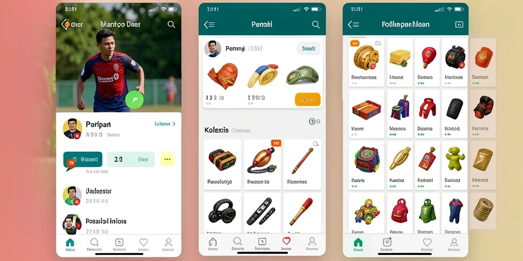 Tampilan antarmuka aplikasi yang intuitif.