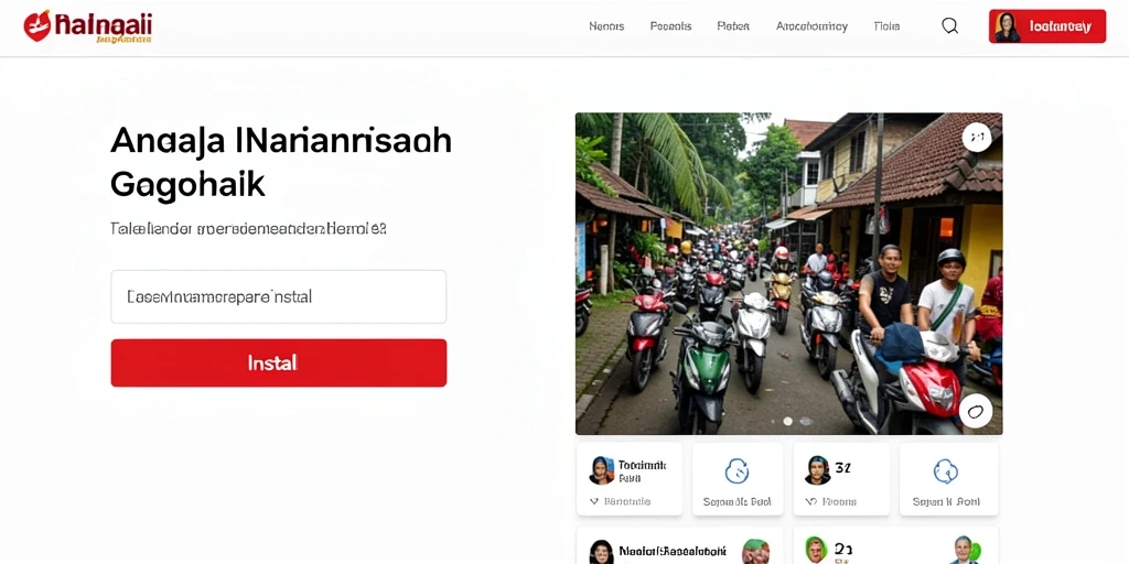Tampilan antarmuka yang menarik dan modern.