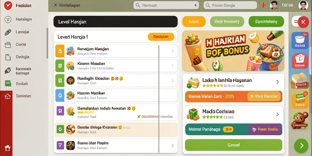 Tampilan antarmuka yang user-friendly.