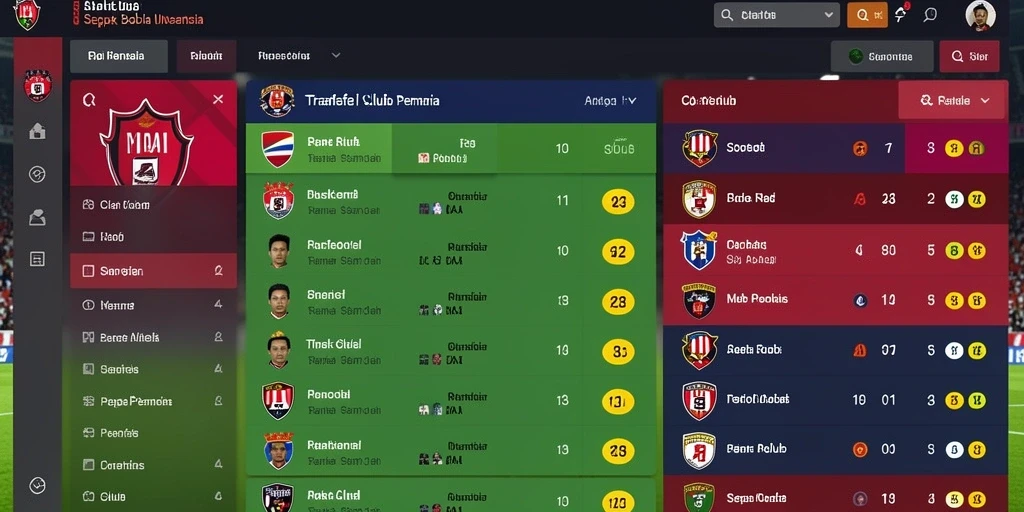 Screenshot menunjukkan tampilan meja poker yang menarik.