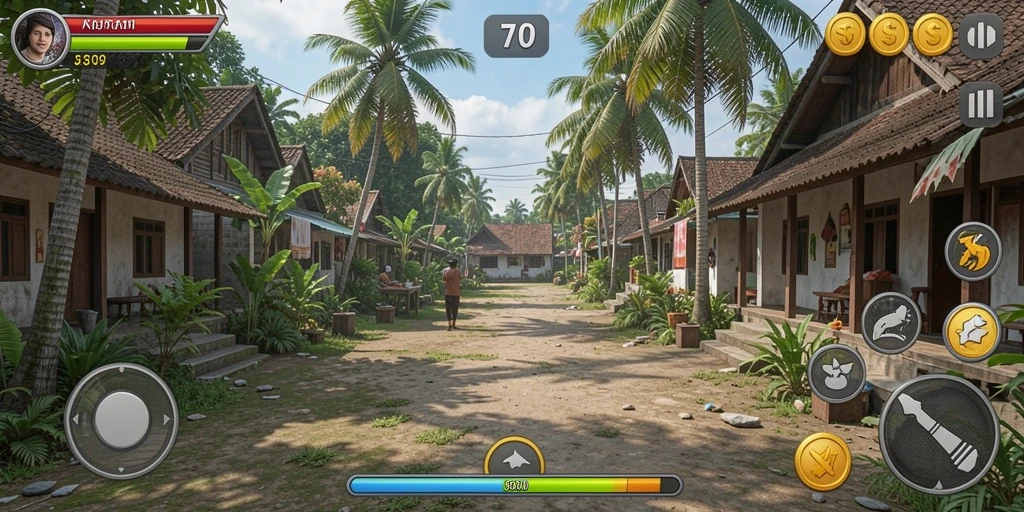 Tampilan antarmuka yang user-friendly.