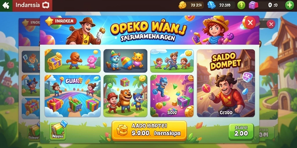 Screenshot yang menunjukkan tampilan awal aplikasi WINBOSS.